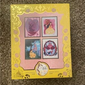 Disney Beauty and the Beast 30th Anniversary Framed Print Set